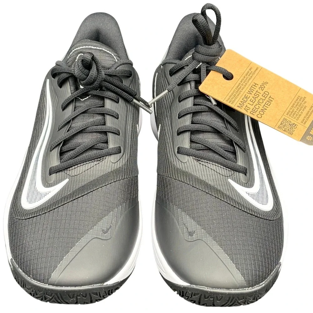 Nike Precision VII Mens Basketball Shoes Black White‎ Grey FN4322-005 Size 9.5